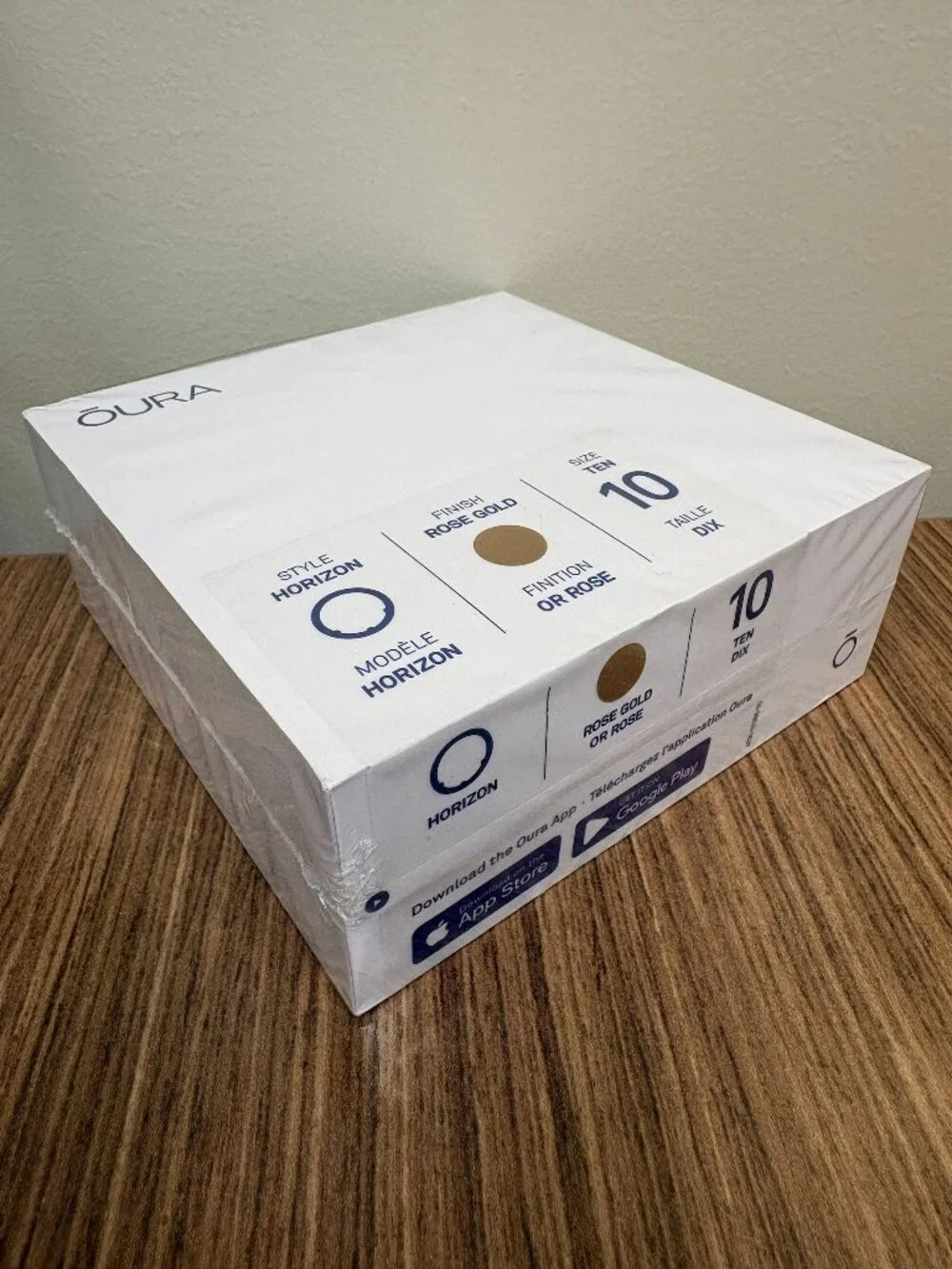 BRAND NEW UNOPENED - Oura Ring - Gen 3 - Size 10 - Horizon - Rose Gold